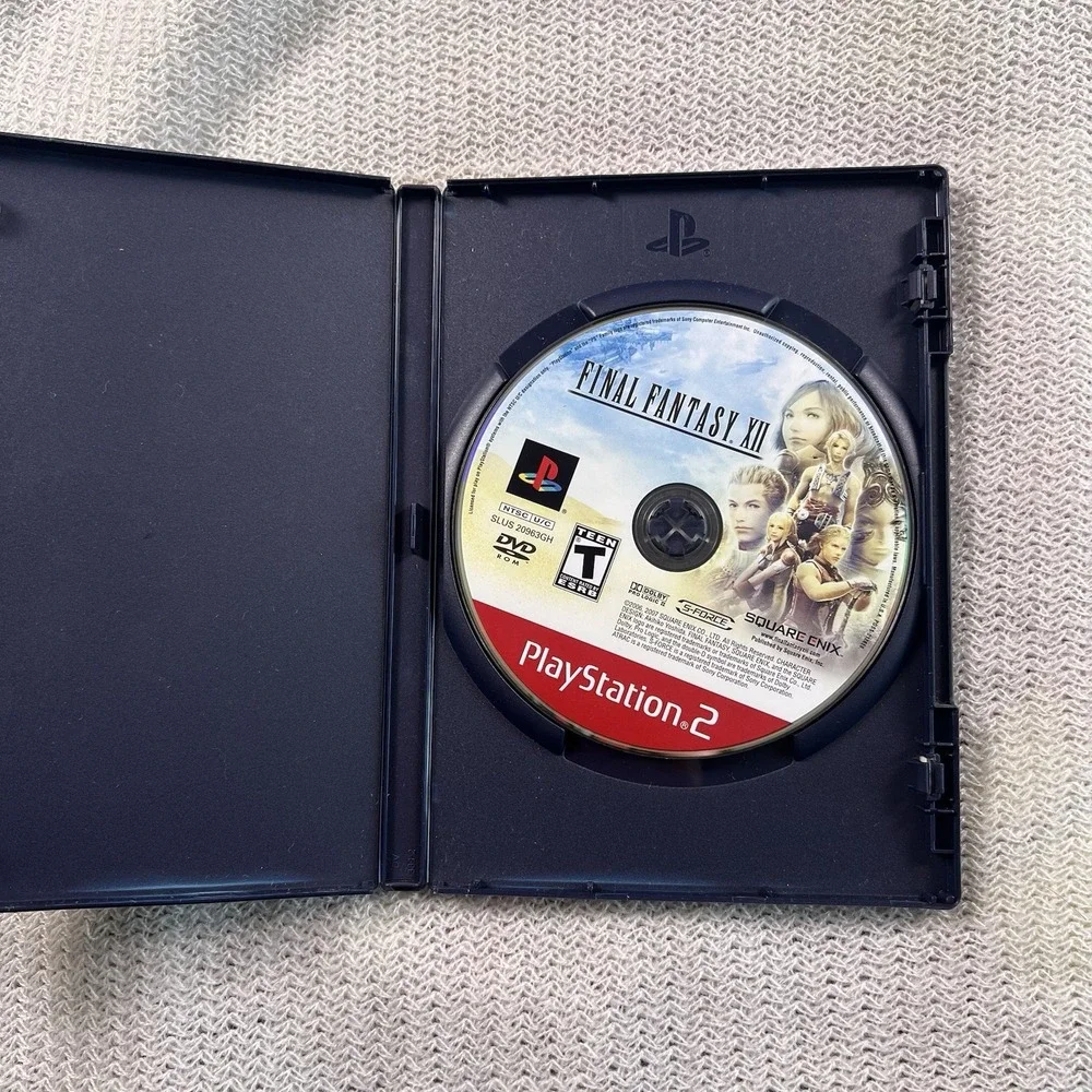Square‎ Enix Final Fantasy XII PS2 Game Greatest Hits RPG Sony PlayStation Retro